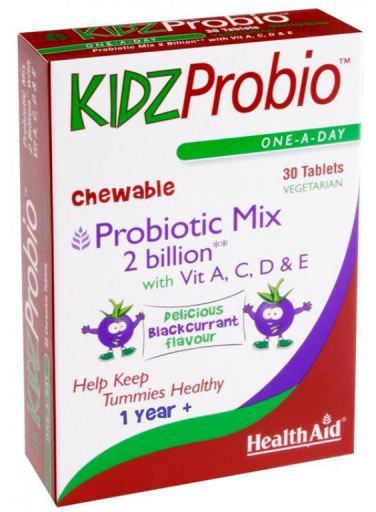 KidzProbio 2000 bilhões e vitaminas 30 comprimidos