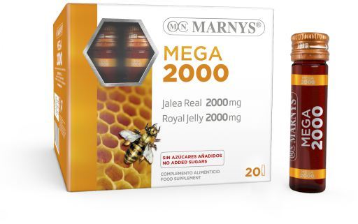 Frascos de Mega Royal Jelly 20 x 2000 mg