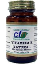 A vitamina E natural 10 mg 60 Pérolas