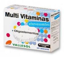 Oligoelementos efervescente multivitamínico + 24 Comprimidos