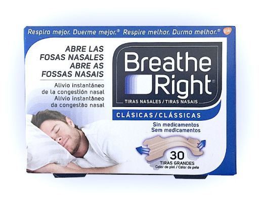 Breathe Right Nasal Faixa Cor Gde T-30 U