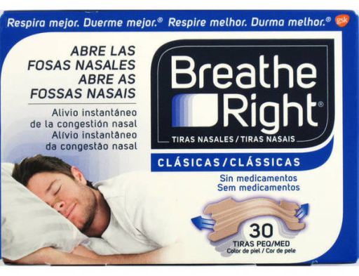 Breathe Right Nasal Faixa de Cor Pequeno-Med T-30 U