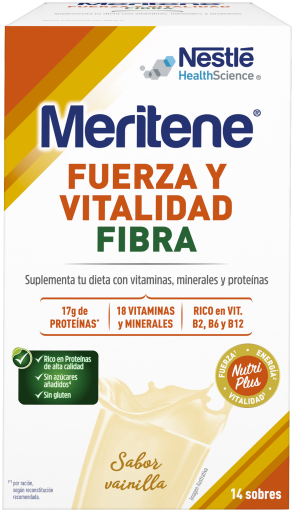 Meritene Fibra Vanilla 14x35 gr