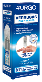 Verrugas Urgo Cryo, Garrafa 20 ml