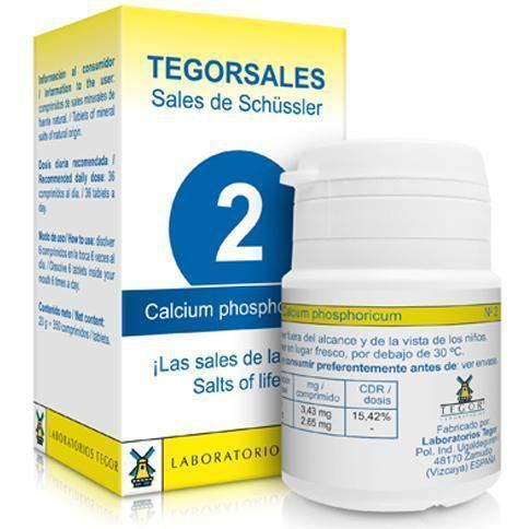 Fósforo cálcio vitamina D6 Tegorsalesl No. 2 350 Tablets