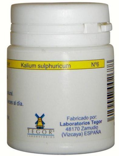 Sulfato de Kalium de potássio d6 tegorsal Nº6