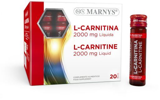 L-carnitina 2000 mg líquido 20 frascos