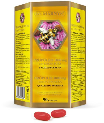 Propolis 1000 mg + echinacea 90 cápsulas x 1000 mg