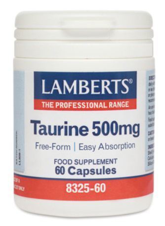 Taurina 500 mg. 60 Cap.