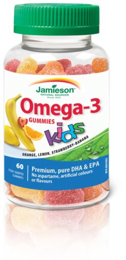 Omega-3 para crianças 60Caramelos Rubber