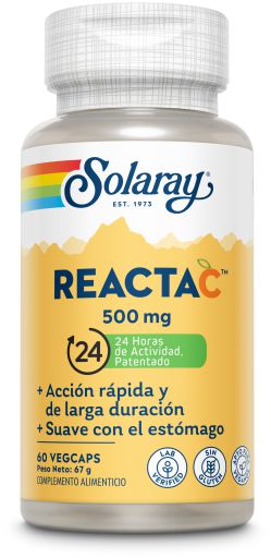 Reacta C Ester C 500 Mg 60 Cápsulas Vegetais