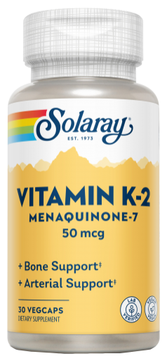 K2 menaquinona vitamina K2 30 cápsulas vegetais