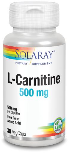 L Carnitina 500mg 30 Cápsulas