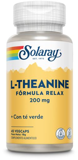 L-Teanina 200mg 45 Cápsulas Vegetais