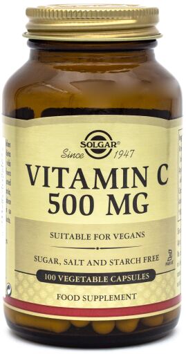 Vitamina C 500 mg 100 Cápsulas vegetais