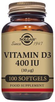 Vitamina D3 400 ul 10mcg 100 pérolas