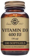 Vitamina D3 400 ul 10mcg 100 pérolas