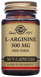 L-Arginina 500 mg 50 cápsulas vegetais