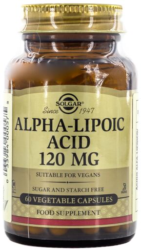 Alpha Lipoic Acid 120mg. 60Vegicaps