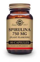 Spirulina 750 mg 80 cápsulas