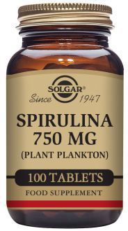 Spirulina 750 mg 80 cápsulas