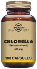 Chlorella 100 cápsulas de parede celular quebrada