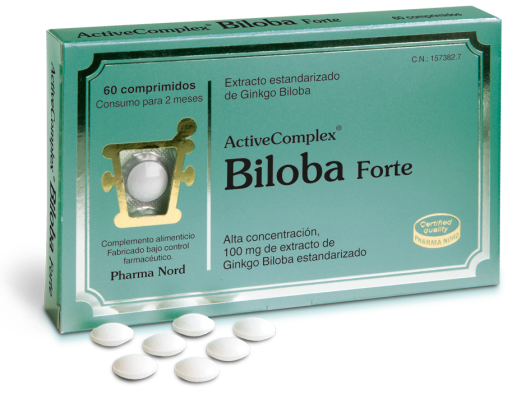 Complexo Ativo Biloba Forte 60 Comprimidos.