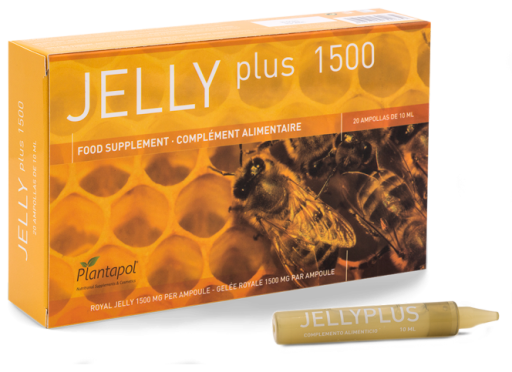 Jelly Plus 1500 Geleia Real 20 Ampolas