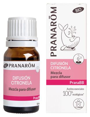 PranaBB Mistura de Difusão Orgânica de Citronela 10 ml