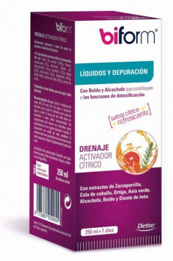 Drenagem ativadora de citros sem Fucus 250 ml