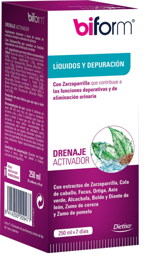 Drenagem de xarope 250 ml