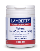 Beta-caroteno natural 15 mg com mistura de carotenóides 90 cápsulas