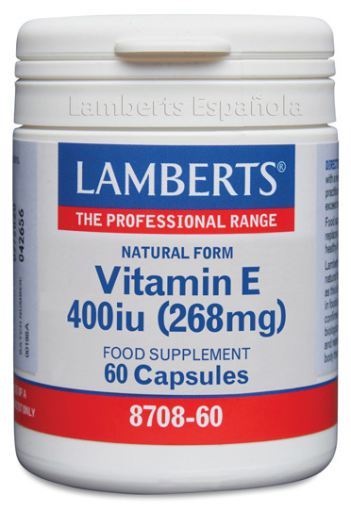 Vit. E 400 UI 60cap Natural.