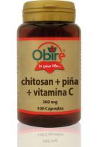 Cápsulas de Quitosana + Abacaxi + Vitamina C 100