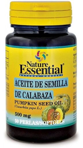 Semente de abóbora Oil 500 Mg. 50 Pérolas