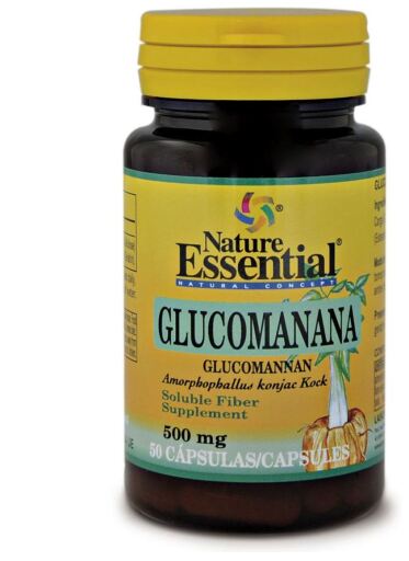 Glucomanano 500 mg 50 Cápsulas