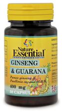 Ginseng e Guaraná 400 Mg. 50 cápsulas