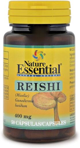 Reishi (micélio) 400 mg. 50 cápsulas