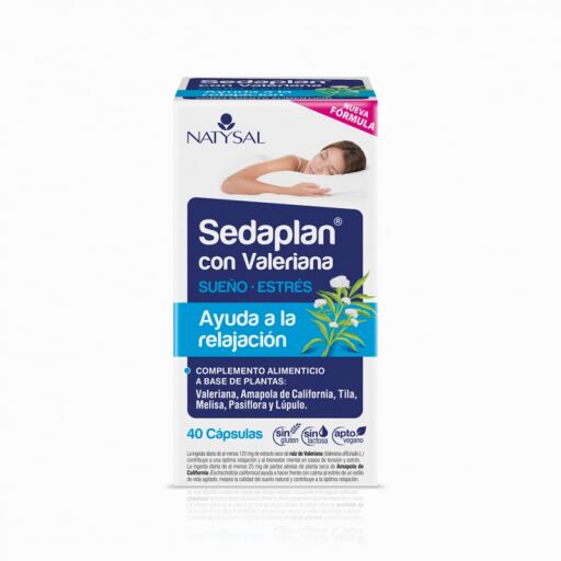 Sedaplan com Valeriana 40 Cápsulas