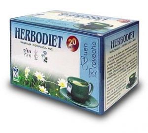 20 saquetas de infusão de Herbodiet Buen Provecho