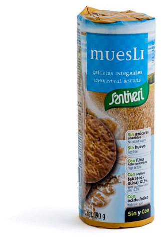 Biscoitos Muesli sem Açúcar