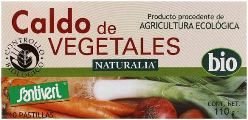 Caldo de legumes Naturalia em cubos