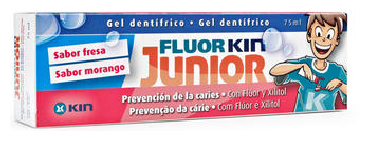 Kin Fluor Junior Gel Morango 75ml