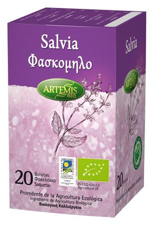 Sachês de infusão de sálvia 20 x 1,4 g bio