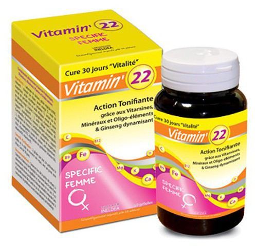 Vitamina 22 Mulher 60 Cápsulas