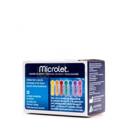 Microlet Colors 25 Lancetas