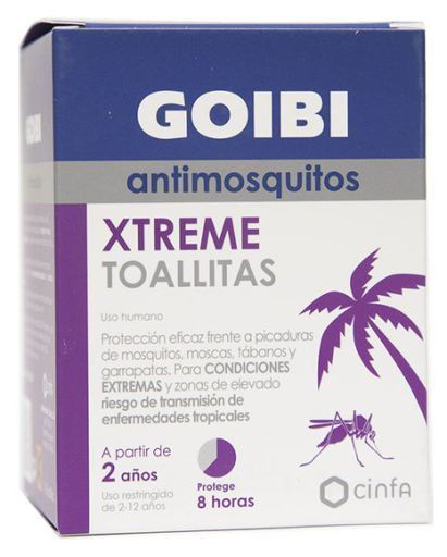 Xtreme Mosquito Wipes 16 Unidades