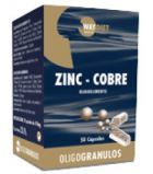 Oligogrânulos de zinco + cobre 50 cápsulas