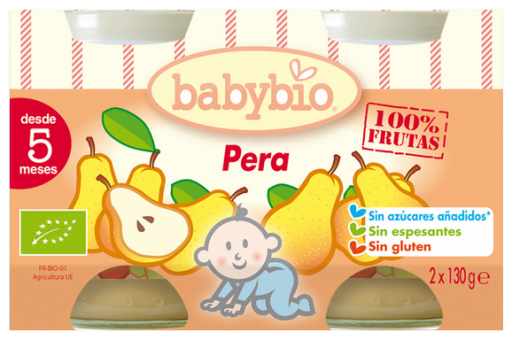 Babybio pote de pêra 130 gr