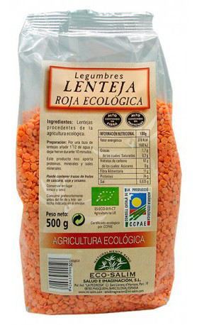 Lentilha Vermelha Eco 500 gr